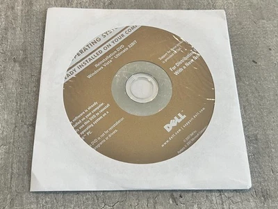 Microsoft Windows Vista Ultimate 32 Bit DELL Reinstallation DVD Disk SEALED - Image 1 of 2