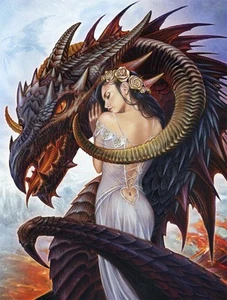 66 x 50 cm Dragon Scold 1000 Teile Puzzle - Mystical Fantasy Art Puzzle - Bild 1 von 2