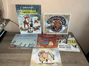 Lot of 6 Vintage Variety Of Children’s Books 📚~Ex-Library Paperback- Christmas - Picture 1 of 24