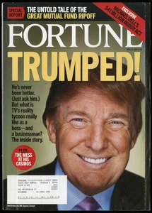 APRIL 19 2004 FORTUNE MAGAZINE, DONALD TRUMP, TRUMPED! TV REALITY TYCOON - Picture 1 of 1