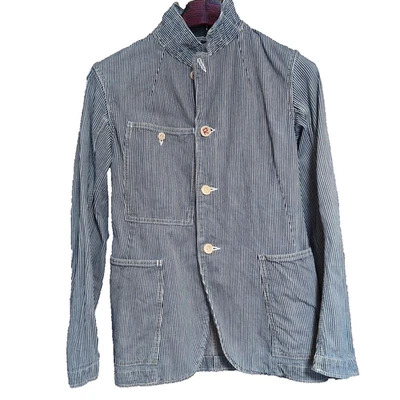 Chaqueta vaquera a rayas de nogal americano 45 rpm, talla 2, hecha en Japón Foto 1 de 4