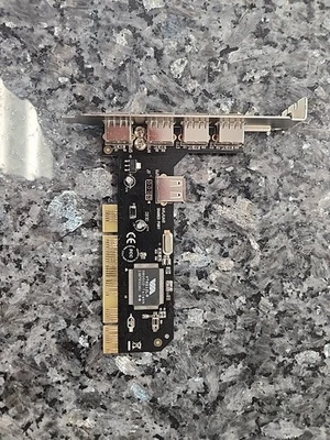 SD- VIA-5U 5 Port USB 2.0 PCI Card - Image 1 of 4