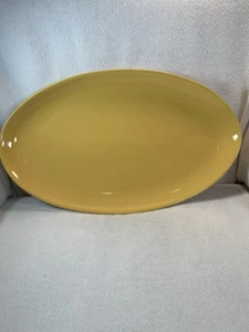 Target Home Lg Yellow Oval Stoneware Serving Platter 17” Long - Picture 1 of 5