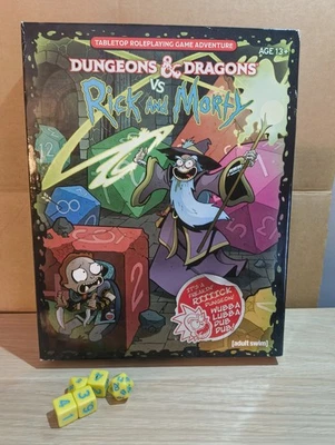 Dungeons and Dragons VS Rick and Morty D&D Roleplaying RPG  -  - Image 1 of 2