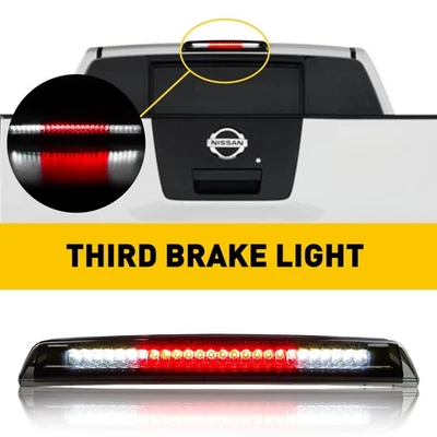 Para 04-15 Nissan Titan Frontier Tercera Luz de Freno Trasera LED 3Rd Lámpara Carga Humo Foto 1 de 4