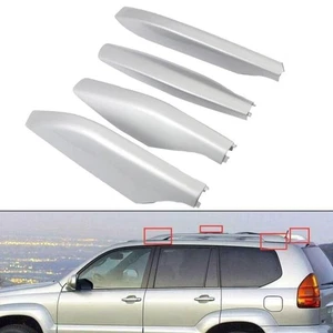 4 pezzi barre portatutto argento estremità/copertura sostituzione/gusci per Lexus GX470 2003 - 2009& - Foto 1 di 21