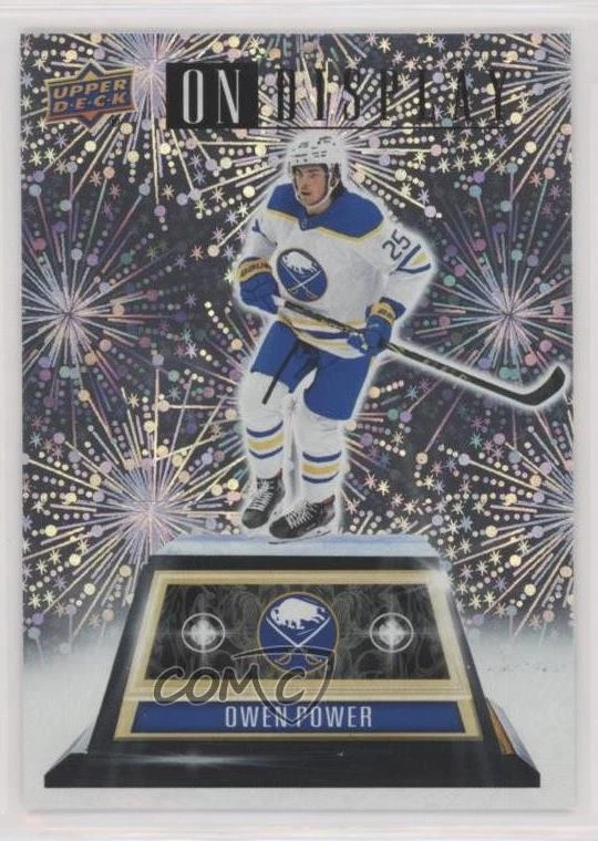 2022-23 Upper Deck Series 1 On Display Owen Power #OD-4 Rookie RC - Image 1 of 2