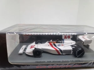 SPARK S2239 1/43 F1 HESKETH 308 FORD JAMES HUNT WINNER DUTCH GP 1975 RARE MODEL - Foto 1 di 4