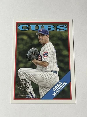 Greg Maddux 2023 Topps Update #88US-14 1988 35º Aniversário Chicago Cubs - Imagem 1 de 2