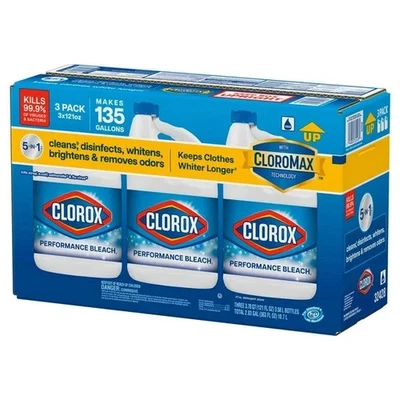Blanqueador Clorox Performance, 3 ct., 363 fl. oz. Foto 1 de 2