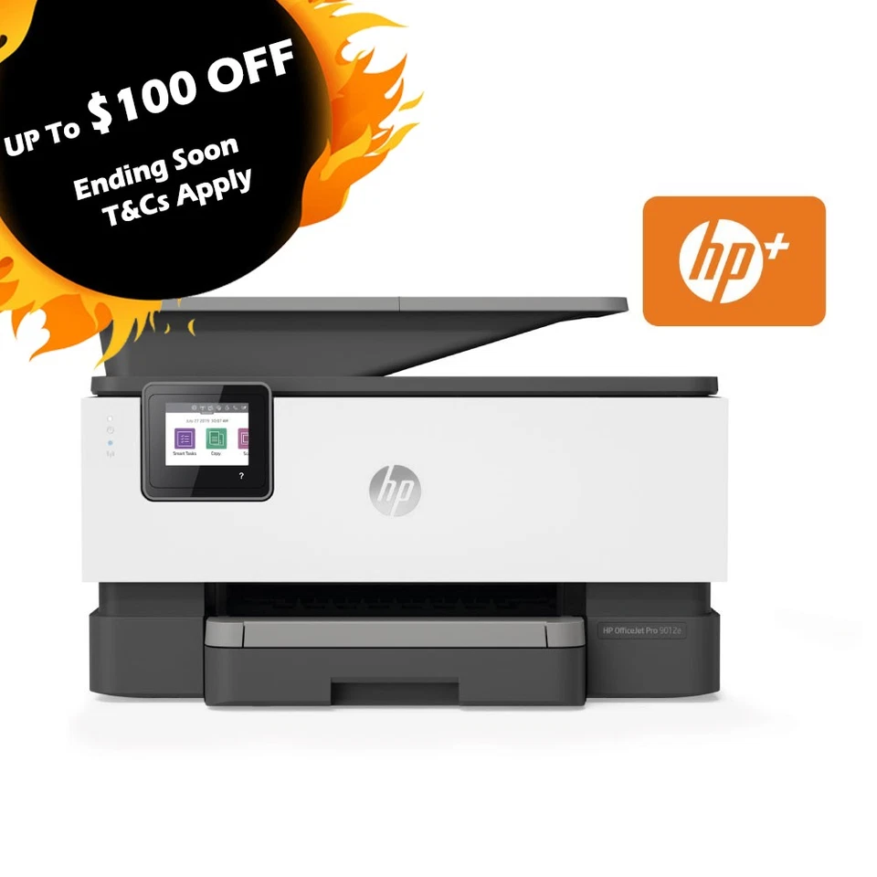 *RFB* HP OfficeJet Pro 9012e All-in-One A4 Color Multifunction Printer NO INK - image 1 of 1