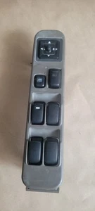 98-04 Mitsubishi Montero Sport Driver Left Master Power Window Lock Switch Gray - Foto 1 di 4