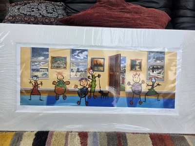 2005 Signed Ltd, Ed. 195/395 John Wilson Print  'THE MONET ROOM' With COA - image 1 of 4