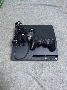 Sony PlayStation 3 PS3 Slim Konsole 320GB CECH-2501B mit Original Controller & Kabel - Bild 1 von 10