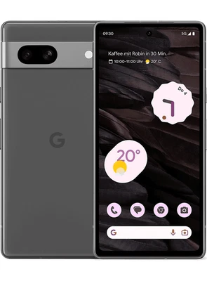 Google Pixel 7a 128GB 5G Charcoal, TOP Zustand, Display Burn-In - Bild 1 von 4