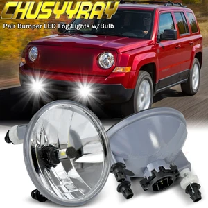 1 par de luces antiniebla LED para parachoques luces de conducción para Jeep Patriot 2010-2017 repuesto - Imagen 1 de 15