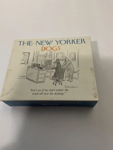 The New Yorker Dogs Blank Note Cards Set di 13 - 3 disegni con chiusura magnetica - Foto 1 di 3
