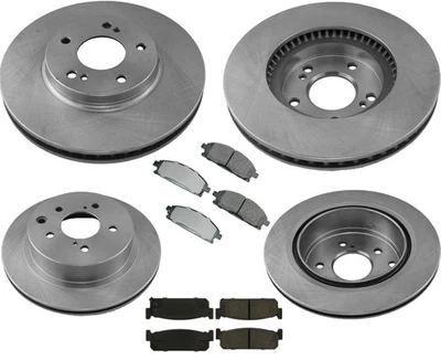 Передние и задние тормозные диски и керамические тормозные колодки подходят для Infiniti Q45 1997-2001 годов выпуска - Изображение 1 из 4