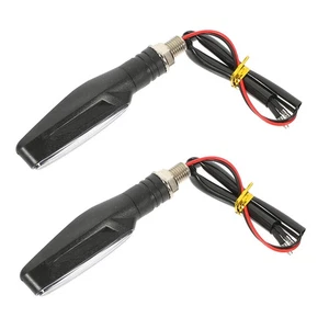 2 PCS Universal Indicator Motorcycle Indicators Motorbike Turn Lights Driving - Picture 1 of 12