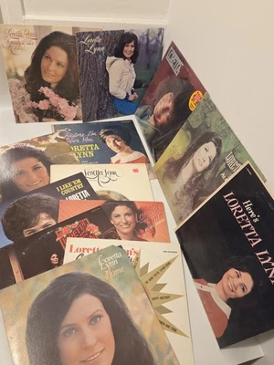 Loretta Lynn Lot Of 13 Country Music Vinyl Records Foto 1 de 4