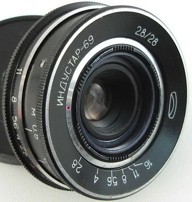 ⭐PERFECT Con.⭐ INDUSTAR-69 2.8/28 Russian USSR Wide Angle Lens M39 MMZ-LOMO #25 - Image 1 of 4