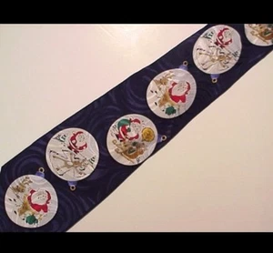 NUEVOS ADORNOS DE CORBATA DE SEDA DE NAVIDAD DE AMERICAN GREETINGS A2 - Imagen 1 de 1