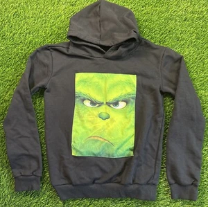 The Grinch Dr. Seuss Christmas Hoodie Sweatshirt Black Youth Small - Picture 1 of 7