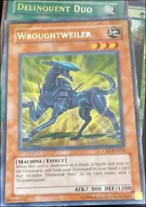 Yu-Gi-Oh! TCG Wroughtweiler Cybernetic Revolution CRV-EN012 1st Edition Rare - Picture 1 of 1