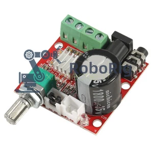 12V 2X10W Hi-Fi PAM8610 Audio Stereo Amplifier Board Module Dual D Class Channel - Picture 1 of 2
