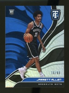 2017-18 Panini Totally Certified #121 JARRETT ALLEN Blue Parallel #16/99 RC