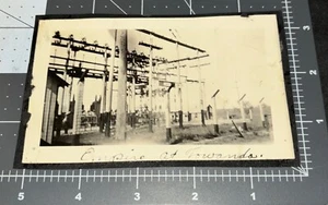 1910s EMPIRE ELECTRICAL POWER STATION Towanda KS Kansas Antique Snapshot PHOTO - Picture 1 of 3