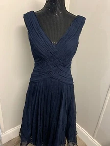 Tadashi Collection Dress Sleeveless Blue 6 Women's A50 - Picture 1 of 8