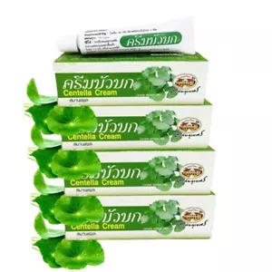4x10g Centella Creme Kräuter Asiatica Gotu Kola Wundbrand Stretch Narbe heilen Haut - Bild 1 von 6
