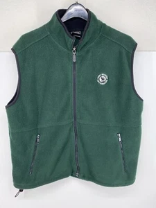Rocky Mountain Elk Foundation Embroidered Full Zip Green Vest XL X-Large - Picture 1 of 9