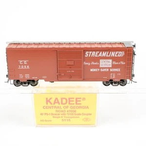 Kadee HO Scale Central of Georgia CG 40' PS-1 Boxcar Single 8' Door 5116 - Picture 1 of 5