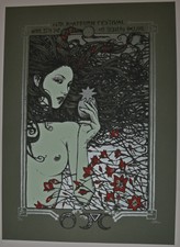 Om - 2009 Roadburn Festival Silkscreen Concert Poster by Malleus