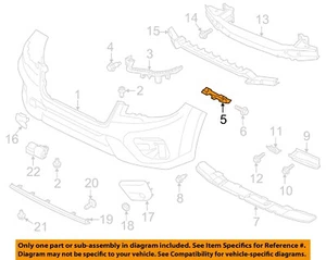 SUBARU OEM 19-21 Forester Bumper Components-Side Retainer 57707SJ031 - Foto 1 di 2