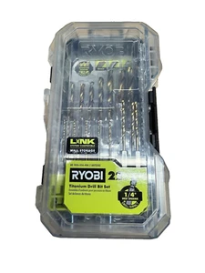 NUEVO JUEGO DE BROCAS DE TITANIO RYOBI (22 piezas) - Imagen 1 de 2