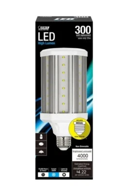 Feit Electric acre A23 E26 (Medium) LED Bulb Daylight 35W Watt Equivalence 300w - Image 1 of 4