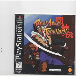 Battle Arena Toshinden PS1 MANUAL ONLY Authentic NO TRACKINzG - Picture 1 of 1