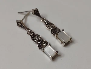Thailändische 925 Sterling Silber Ohrhänger - Bild 1 von 16