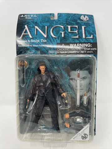 Moore Collectibles ANGEL in Leather Jacket 6" Action Figure Buffy Vampire Slayer Cover