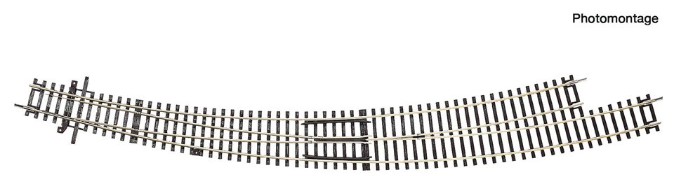 Roco H0 42478 - Bogenweiche links BWl9/10 ohne Antrieb (1 Stück in OVP)  Neuware - Bild 1 von 1