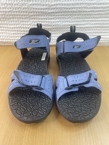 Sandali sportivi Reebok donna taglia 6 US cinturino regolabile blu nero