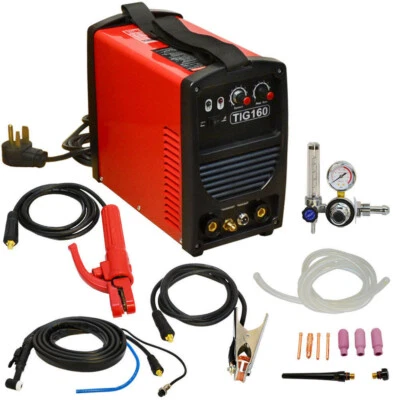 160 Amp TIG Antorcha Palo Arco MMA DC Inversor Soldador Doble Voltaje AC Soldadura Foto 1 de 4