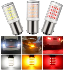2x 1157 BAY15D P21/5W 80LEDs 1200LM Brake Tail Light Backup Parking Light 12-24V - Picture 1 of 15