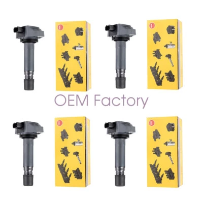 NGK 4 pcs Ignition Coils 30520RNAA01 for Honda CIVIC Accord CRV CITY 2009-2014 - Imagem 1 de 4