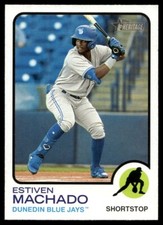 2022 Topps Heritage Minor League Estiven Machado G2 Dunedin Blue Jays #34