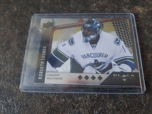 Upper Deck Black Diamond 2009-10 Quadruple Diamond Roberto Luongo Card# BD15