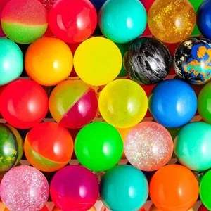 25 Pcs Bouncing Balls Assorted Pack - 1.26 Inch Mini Bouncy Balls for Kids - Picture 1 of 6